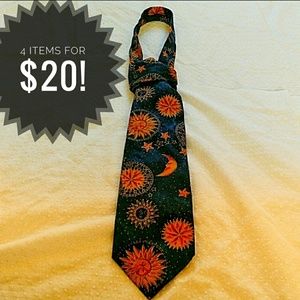 New American Eagle Celestial Tie Sun Moon Tie